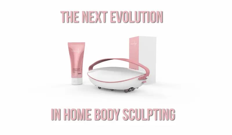 Woman using Sculptress MD at home